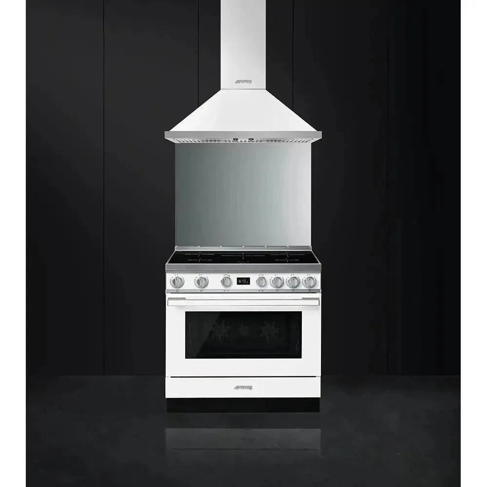 Smeg 90cm Portofino Induction Cooker - White