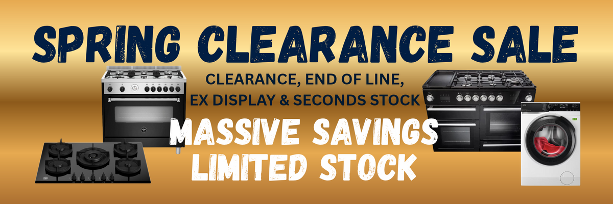 promotional graphic for Newtons Spring Clearance Sale, highlighting massive savings and limited stock.
