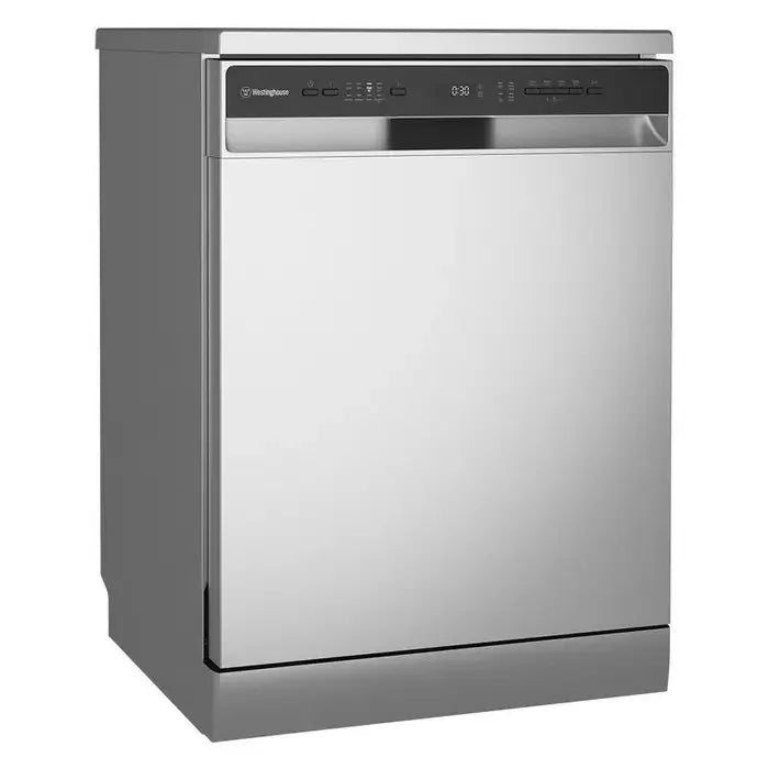 Stainless steel dishwasher with digital control panel